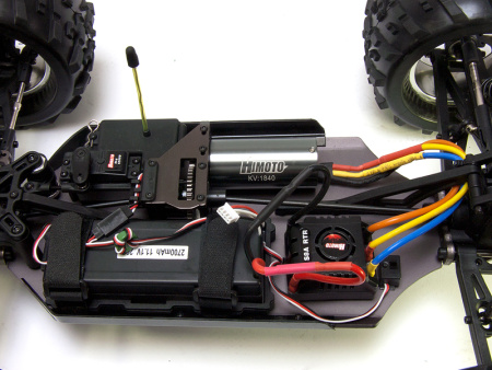 фото Радиоуправляемая модель Монстр 1:8 Himoto Raider MegaE8MTL Brushless (красный)
