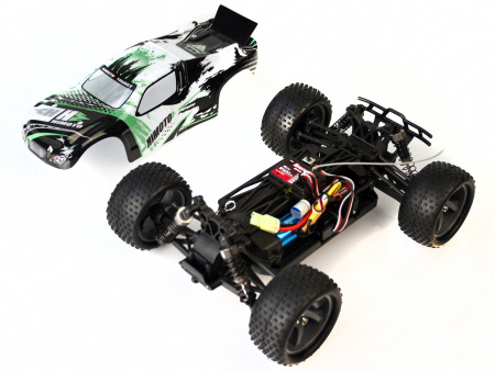 фото Радиоуправляемая модель Трагги 1:18 Himoto Centro E18XTL Brushless (белый)