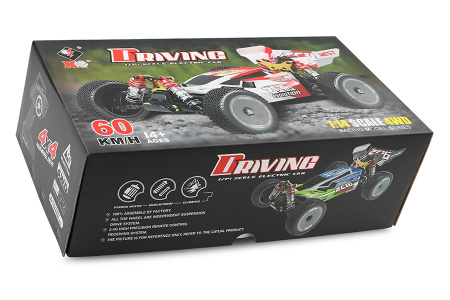 фото Машинка на радиоуправлении 1:14 багги WL Toys 144001 4WD (зеленый)