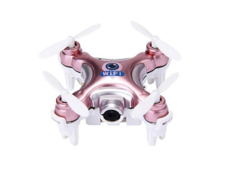 фото Квадрокоптер с камерой Wi-Fi Cheerson CX-10W нано (розовый)