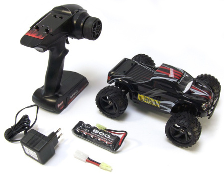 фото Радиоуправляемая модель Монстр 1:18 Himoto Mastadon E18MT Brushed (черный)